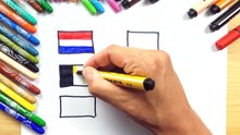 How to Draw flags of Europe Part 1 | Drawing for Kids | Colors for Kids