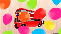 Autobuses coches dibujos animados para Niños parte rompecabezas enseñando transporte 2
