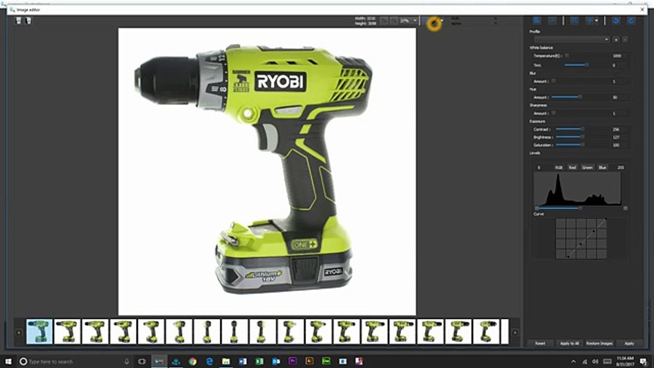 Photographing Products in 360 Product Photography - Power Tools