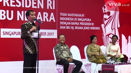 Kocak! Rambut Presiden Jokowi Bikin Ibu Iriana Gelisah