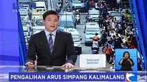 Hari Pertama Pengalihan Arus Simpang Kalimalang Macet Parah