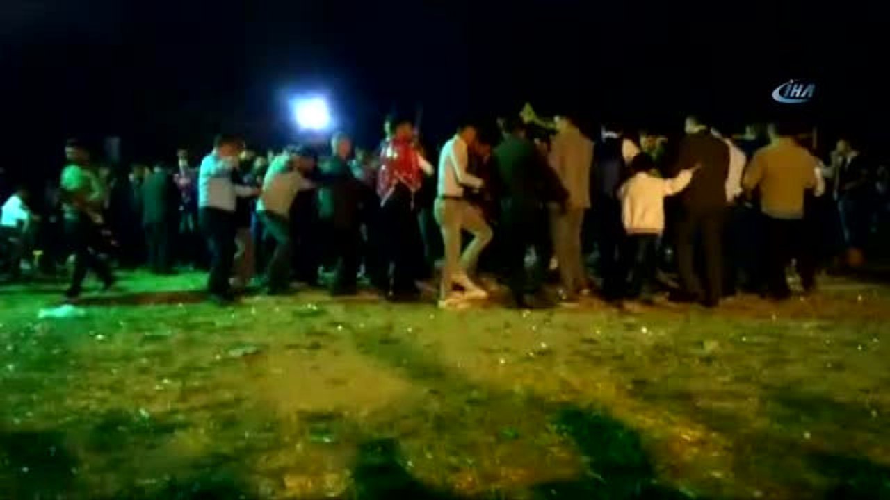 Düğün Magandaları Çocuklara Aldırış Etmedi...yürekleri Ağza Getiren O Anlar Kamerada