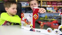 De luxe déballage et vidéo pompier sam camion de pompiers jouets pour enfants jupiter
