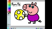Livre dessin animé coloration coloration pour des jeux enfants porc Peppa