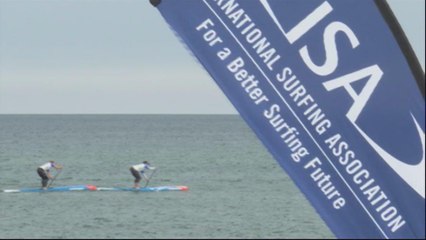 Stand up paddle boarding fighting for control of the sport