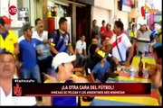 Hincha peruano se enfrentó a ecuatorianos tras triunfo de la 'bicolor'
