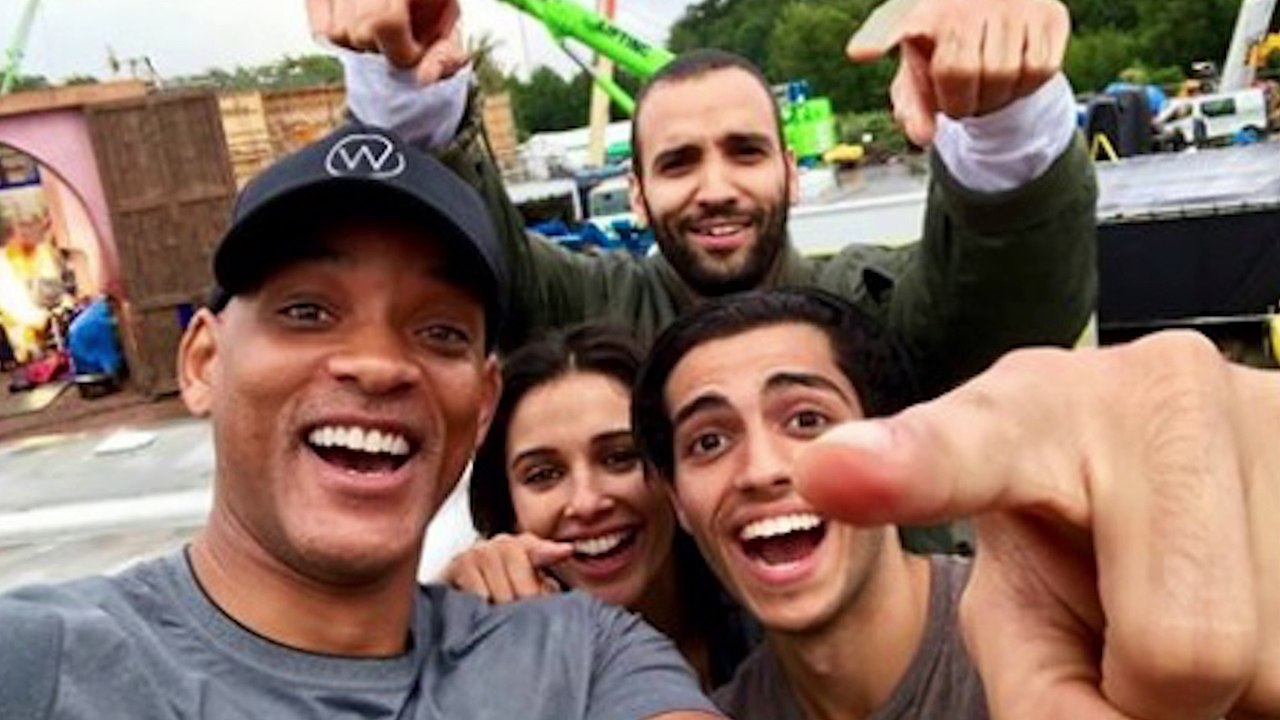 Will Smith comparte una foto del rodaje de Aladdin