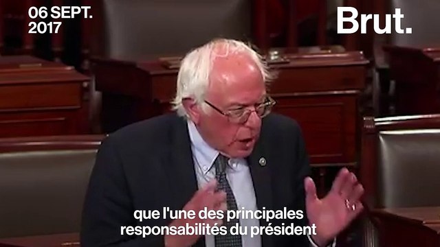 Bernie Sanders convaincu que Donald Trump n’a rien compris à la fonction de président des États-Unis