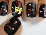 Valentines Day Heart Nail Art Tutorial - Valentines Day Nails for Valentines Day Nail Art Valentines Day nail designs(2)