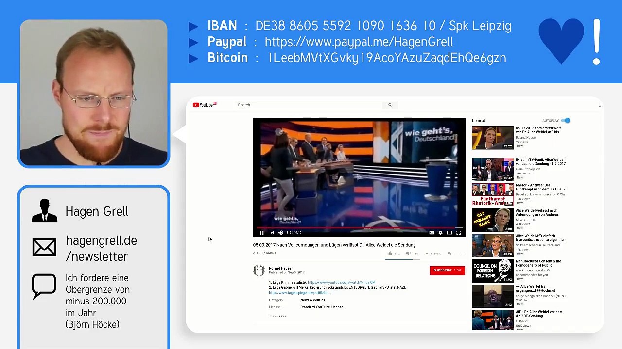 AfD Weidel vs be-SCHEUER-t ++ Schrang vs Wählen ++ Votebuddy vs Gesetz