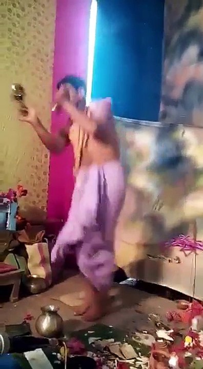 YOU CAN'T SEE SUCH TYPE OF FESTIVAL CELEBRATION OF PRIEST/ AAP AISE PUJA AARATI KABHI DEKHE NEHI HONG PLEASE WATCH IT
