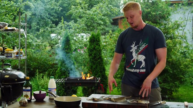 Плоская рыба?! КАМБАЛА НА ГРИЛЕ! Зато без костей...