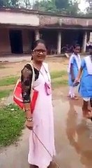 SHAMELESS EDUCATION SYSTEM OF INDIA INDIAN TEACHER FORCED STUDENTS TO WASH HER SCOOTY