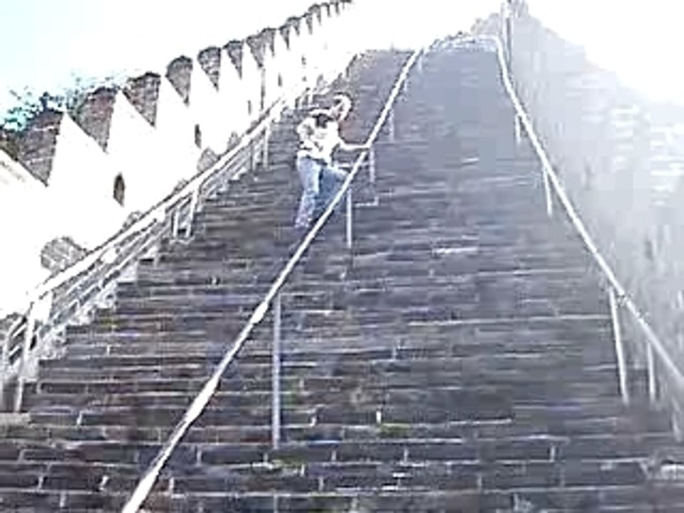 Fred descend la Grande Muraille