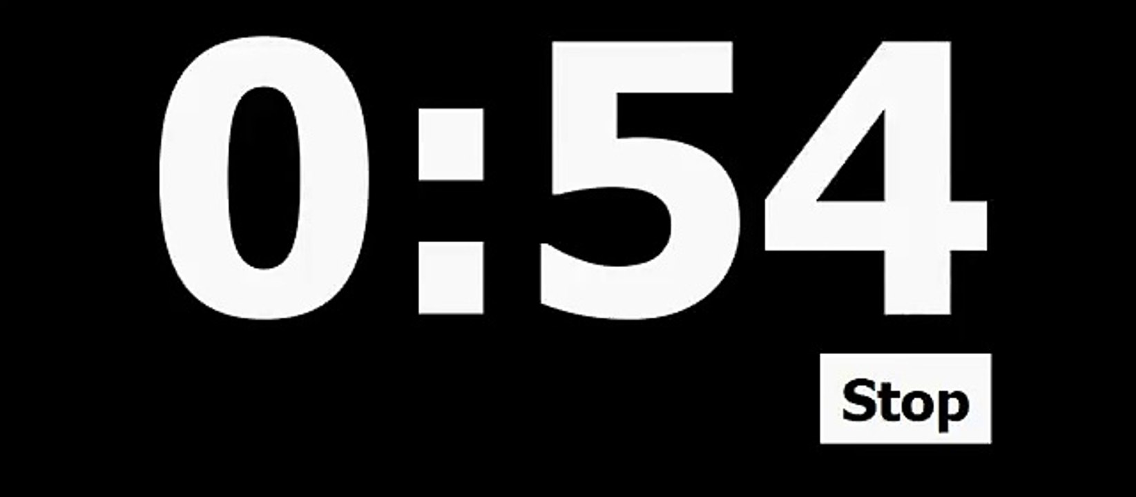 1 Minute Countdown Timer