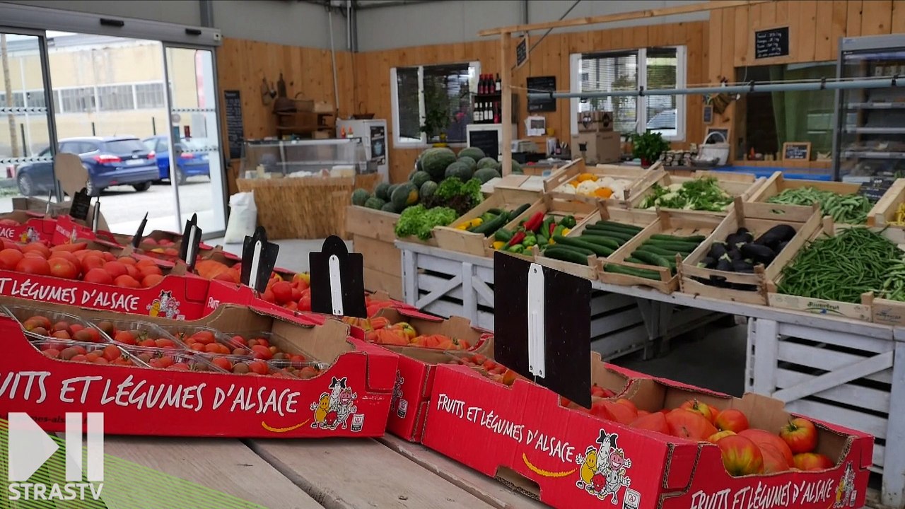 Le marché flottant des strasbourgeois