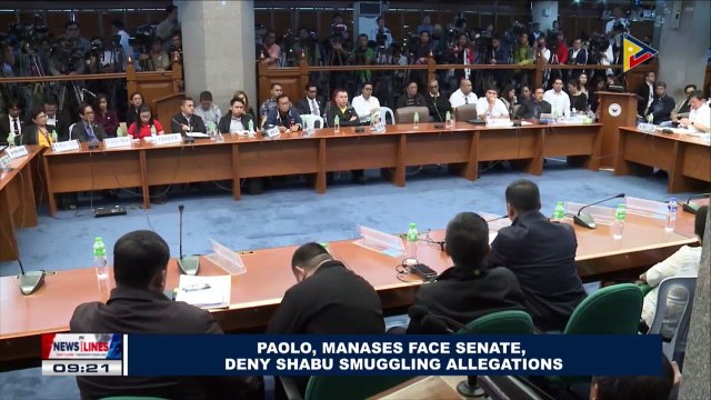 Paolo, Manases face Senate, deny shabu smuggling allegations