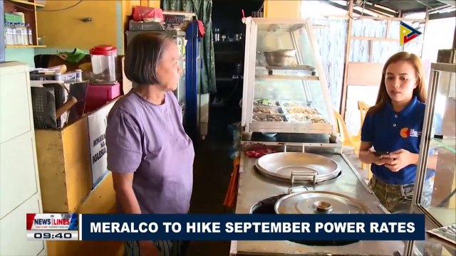 Meralco to hike September power rates
