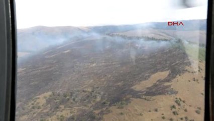 Erzurum Vali Azizoğlu Yangın Bölgesinde