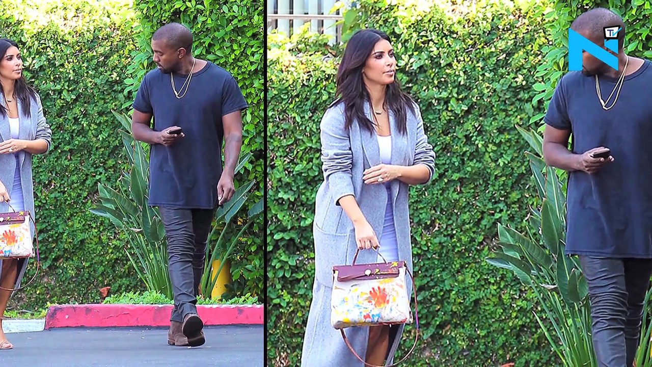 Kim Kardashian goes bold and blond in platinum locks at the NYFW