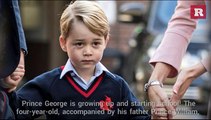 Prince George puts on a brave face for his first day of school | Rare People