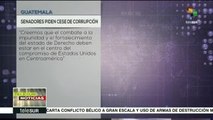 Senadores de EE.UU. piden a investigar la corrupción en Guatemala