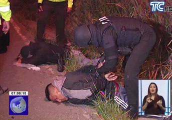 Seis detenidos por presunto robo de una volqueta