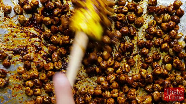 Chili Lime Roasted Chickpeas