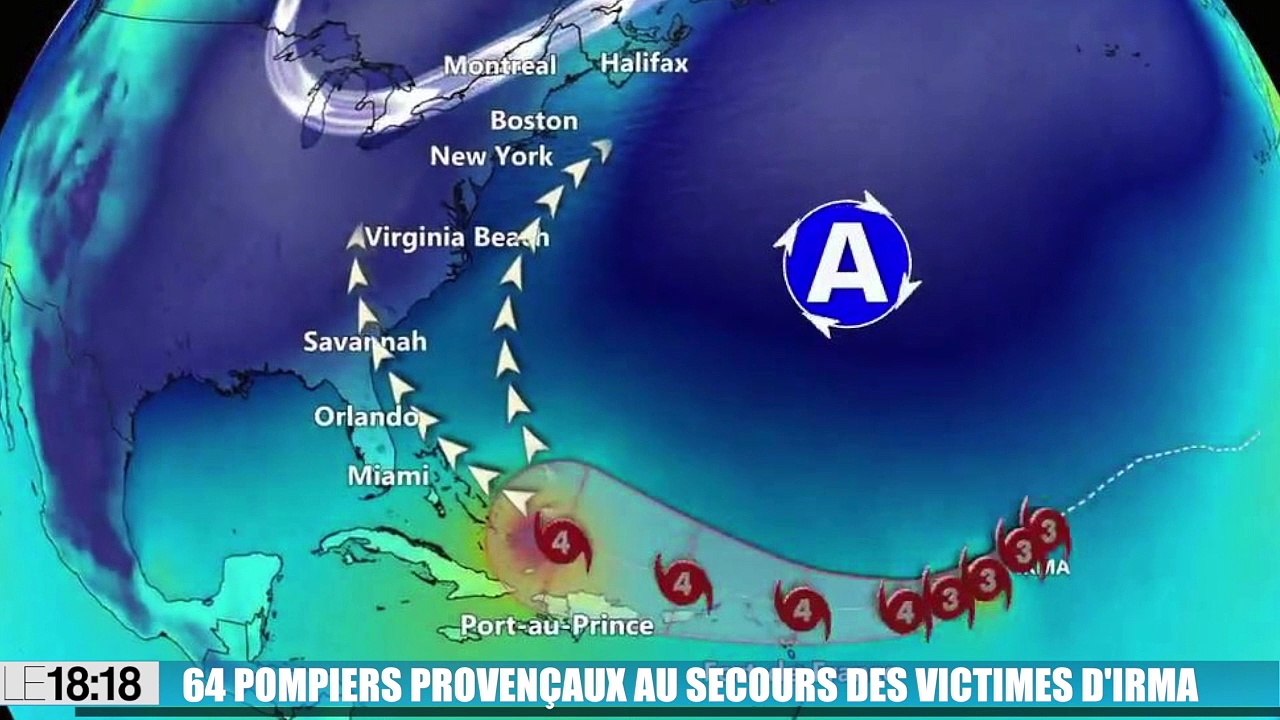 Le 18:18 - 64 Pompiers provençaux au secours des victimes de l'ouragan Irma