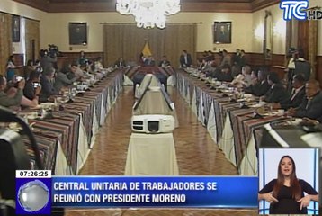 Presidente Moreno se reunió con la CUT
