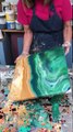 Acrylic Paint Pouring: Double Dirty Landscape Technique