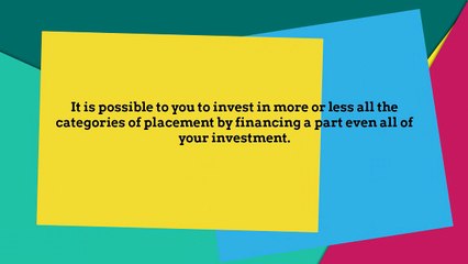 The loans for investments