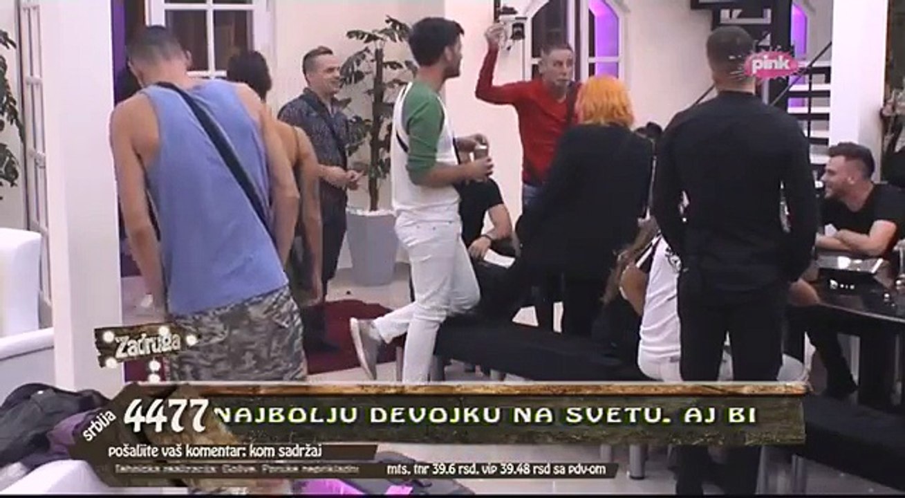 Zadruga - Sukob Lepog Miće i Žarka Stojanovića - 06.09.2017.