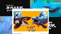 Hungry Shark World vs Hungry Shark Evolution - Ледяная Акула vs Белой Акулы !