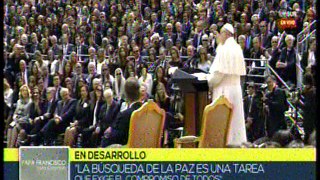 Papa Francisco desde Colombia: No están solos, están presentes en mis oraciones