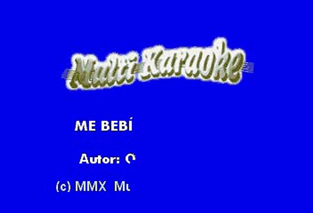 Los Huracanes Del Norte - Me Bebi Tu Recuerdo (Karaoke)