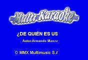 Luis Miguel - De Quien Es Usted (Karaoke)