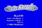 Luis Miguel - Ella Es Asi (Karaoke)