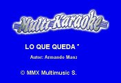 Luis Miguel - Lo Que Queda De Mi (Karaoke)