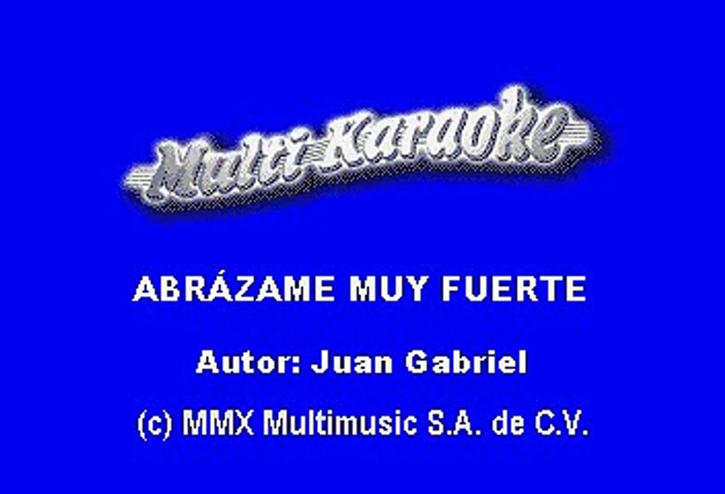 Marc Anthony You Sang To Me Karaoke