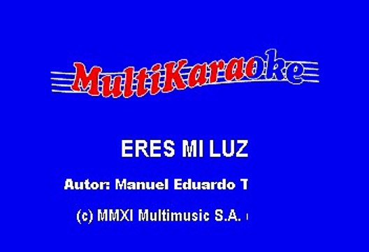 Vicente Fernández - Eres Mi Luz (Karaoke)