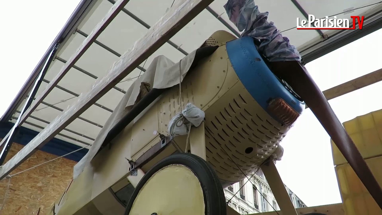 Compiègne : un avion de chasse de 1916 en plein centre-ville