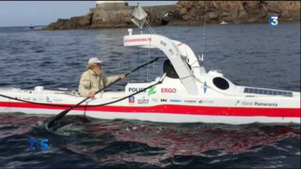 A 70 ans, ce "Robinson Crusoé polonais" traverse l'Atlantique en kayak !