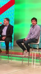 El show de caras de Nicolás Traut, mientras Laura Miller hablaba