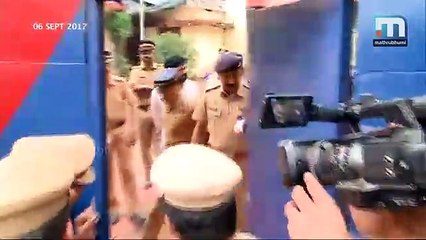 Dileep out amidst tight security  Mathrubhumi News