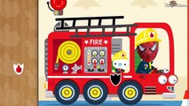Un et un à un un à et construire voiture des voitures dessin animé feu pompier des jeux policier homme araignée un camion Police |