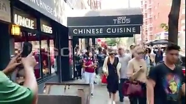 Selena Gomez Leaving Uncle Ted's, Citipups & Starbucks In New York, NY 9_5_2017