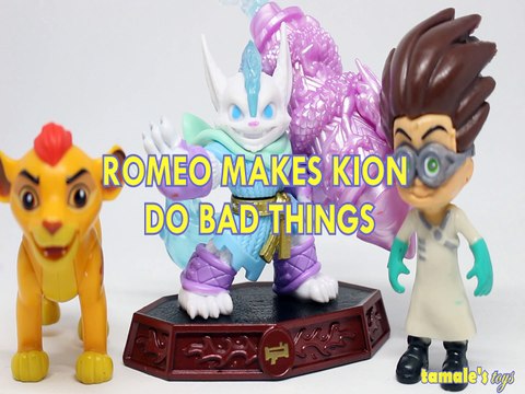 ROMEO MAKES KION DO BAD THINGS PJ MASKS LION GUARD HARD BOILED FLARE WOLF SUPER SMASH BROS Toys BABY Videos, DISNEY JUNI
