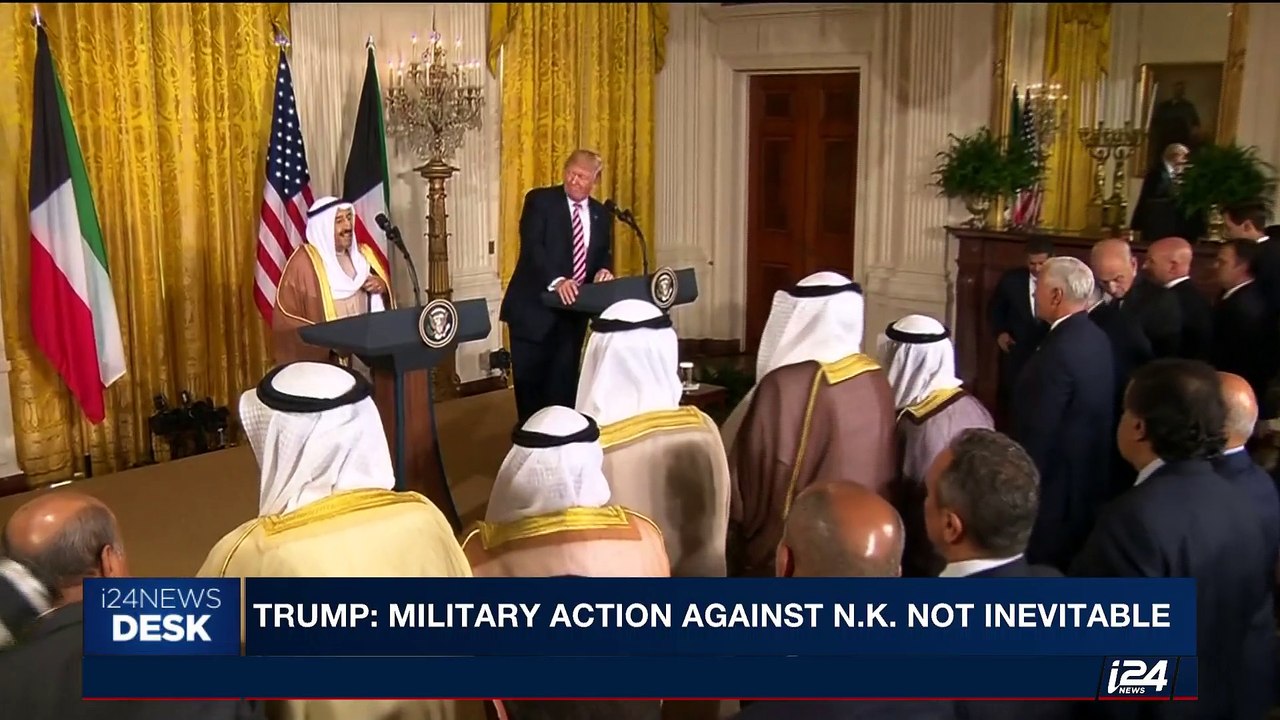 i24NEWS DESK | Trump: military action against N.K. not inevitable | Thursday, September 7th 2017