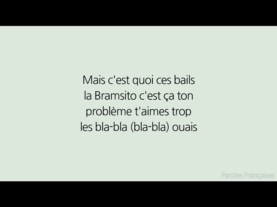 Bramsito - M'en aller (Paroles⁄Lyrics)